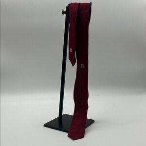 Corsair Red Tie with Black and White Pattern